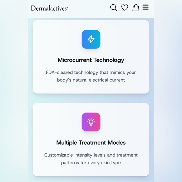 DERMALACTIVES MICROCURRENT FACIAL TONING DEVICE - BRAND NEW in a SEALED box! - Picture 12 of 15